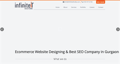 Desktop Screenshot of infiniteitindia.com
