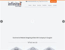 Tablet Screenshot of infiniteitindia.com